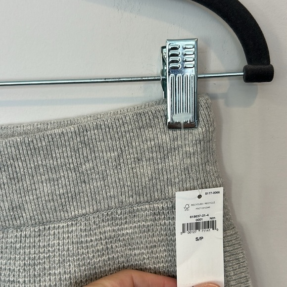 GAP Cashsoft Waggle Drawstring Jogger NWT Grey - Picture 7 of 13